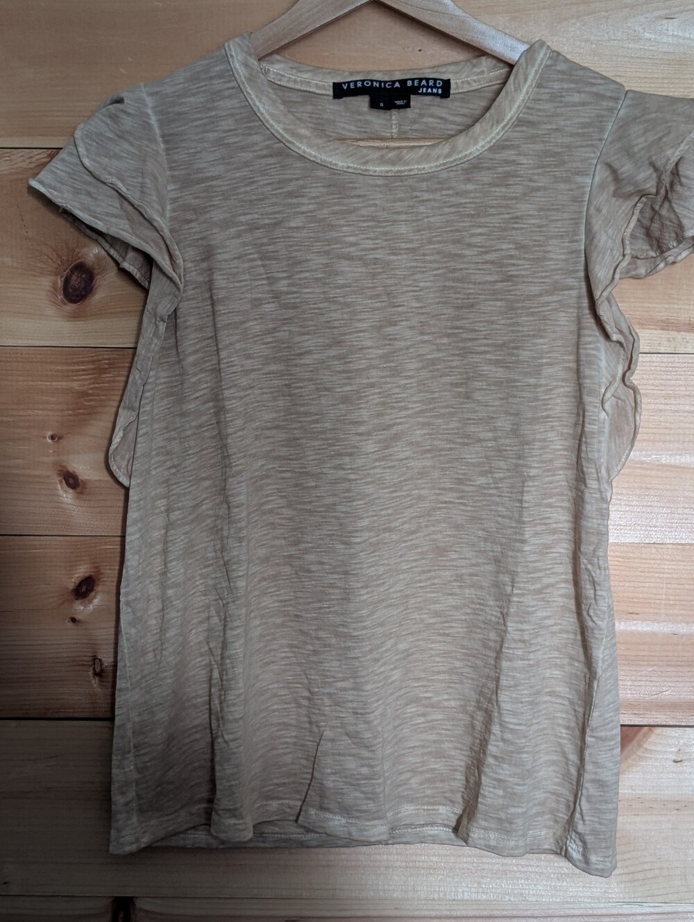 Veronica Beard  Short Sleeve Ruffle Tee *Small, nwot